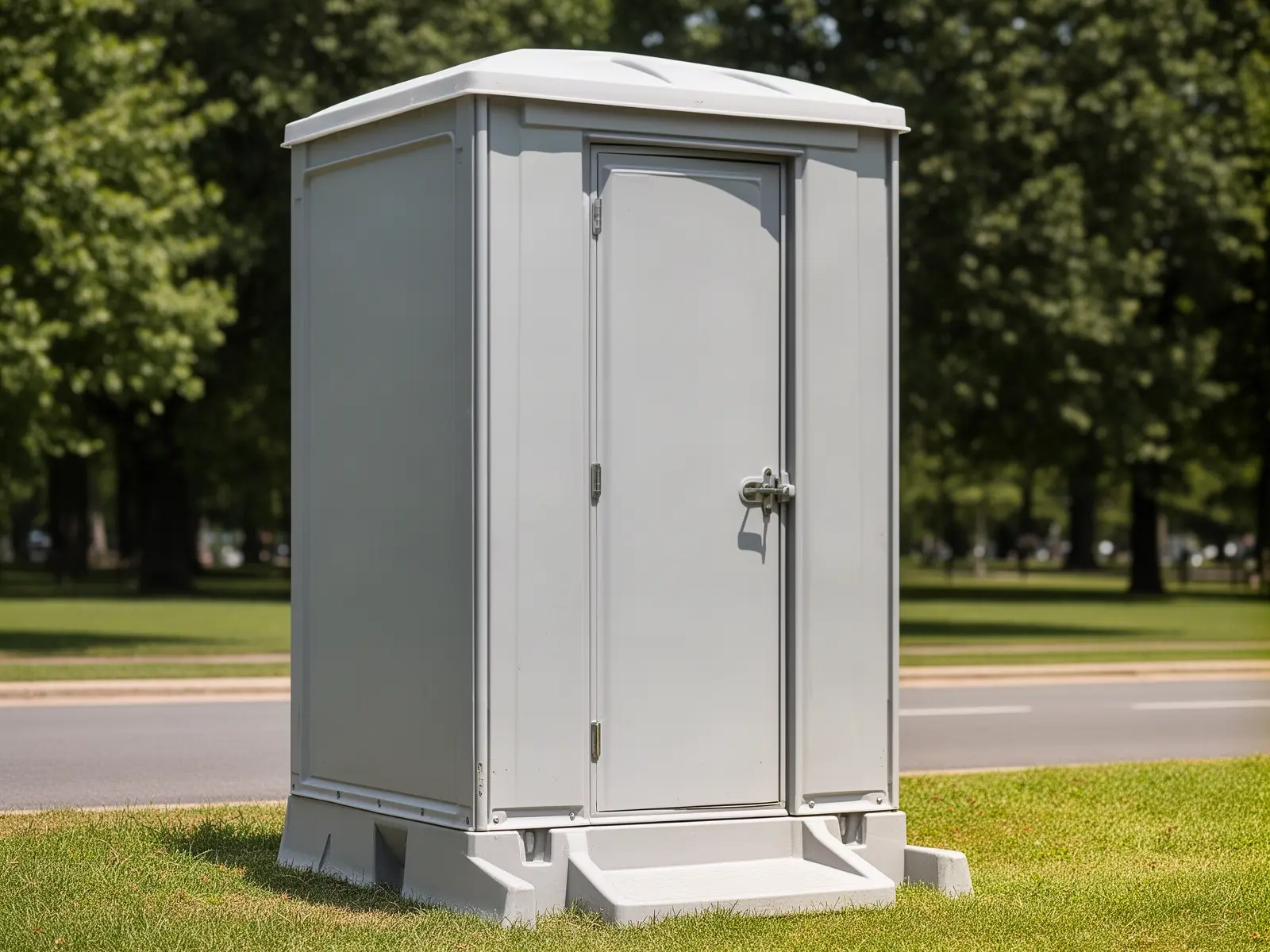 Clean porta potty unit from Juniper Hill Porta Potty Rental in Boston, MA